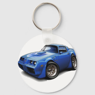 1979-81年のTRANS AMの青車 キーホルダー