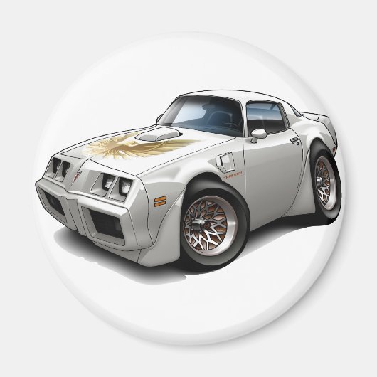 1979-81 Trans Amホワイトカー マグネット (正面)