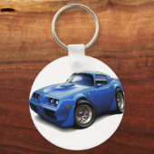 1979-81 Trans Am Blue Car キーホルダー (正面)