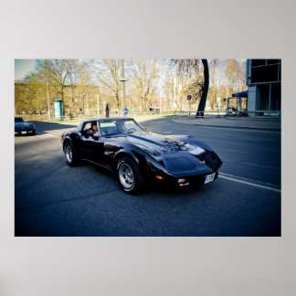 1979 Corvette Classic Sportscar ポスター