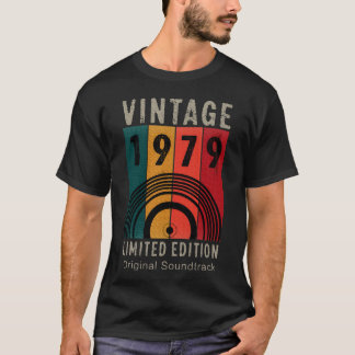 1979 Original Soundtrack 45nd Birthday Musichem bo Tシャツ