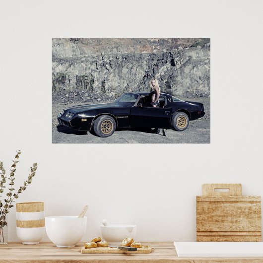 1979 Pontiac Trans Am 6.6 Liter V8 ポスター (キッチン)