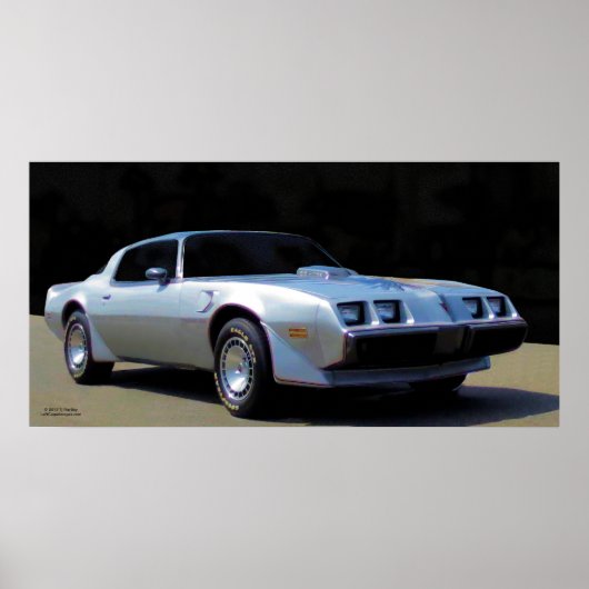 1979 TRANS AM 6.6L ポスター (正面)