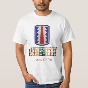 197th Inf. Bde。 アジアの南西ワイシャツの大学 Tシャツ