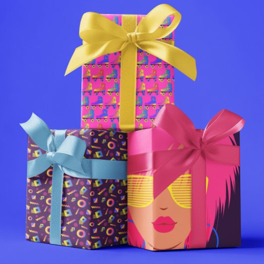 1980のラッピング紙シート ラッピングペーパーシート