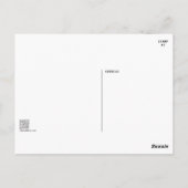 1980の女の子チューブとスピードボート ポストカード (裏面)