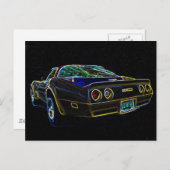 1980コルベット ポストカード (正面/裏面)