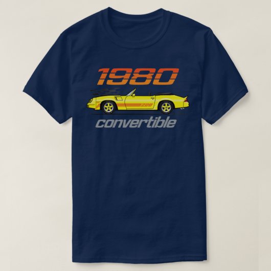 1980コンバーチブル Tシャツ (デザイン正面)