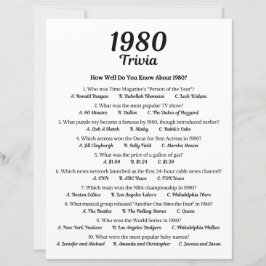 1980トリビアゲーム