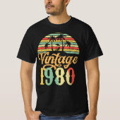 1980ハッピーバースデーギフト、ヴィンテージ1980クラシック私 Tシャツ (正面)