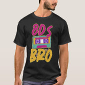 1980世代テーマパーティー80年代BroレトロCas Tシャツ (正面)