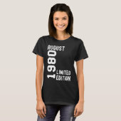 1980威厳があるハッピーバースデーパーティー Tシャツ (正面フル)