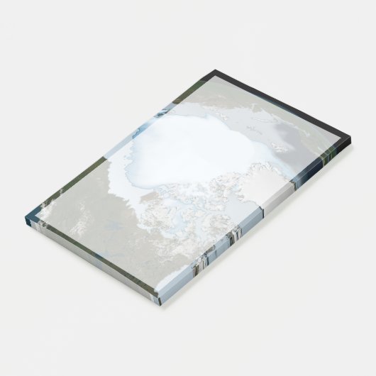 1980年に海氷のカバレッジを示す惑星の地球。 ポストイット (アングル)