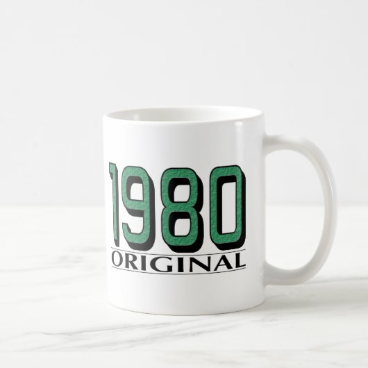 1980年のオリジナル コーヒーマグカップ (右)