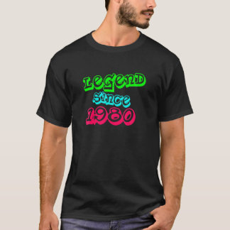 1980年の伝説生まれ1980年より Tシャツ