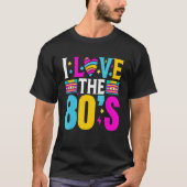 1980年の80年代のクラシック衣装生まれが好き Tシャツ (正面)