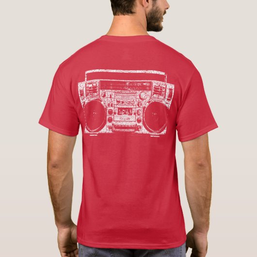 1980年のBoombox Tシャツ (裏面)