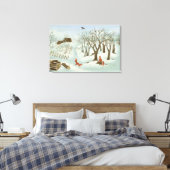 1980年より良い時間を待つ キャンバスプリント (インサイチュ (寝室))