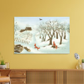 1980年より良い時間を待つ キャンバスプリント (インサイチュ (リビング))