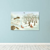 1980年より良い時間を待つ キャンバスプリント (インサイチュ (ウッドフロア))