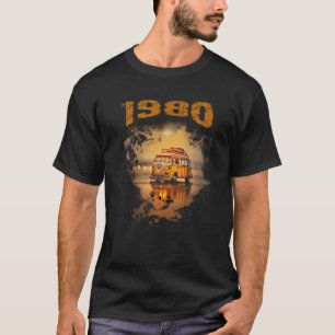 1980年ヴィンテージヒッピーバン誕生日レトロ80s 70sバン tシャツ