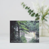 1980年代のウォバッシュ川の滝インディアナ美しい ポストカード (スタンド正面)