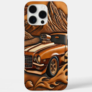1980年代のドリーミー道路の車 iPhone 16 PRO MAXケース