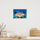 1980年代のレトロ写真効果素晴らしいラスベガスネバダ ポスター (キッチン)