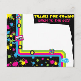 1980年代の全素晴らしパーティーサンキューカード サンキューカード