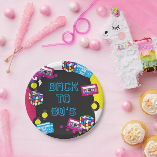 1980年代の完全な素晴らしパーティー紙プレート ペーパープレート (パーティー)