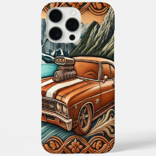 1980年代の山岳地帯のマッスルカー iPhone 16 PRO MAXケース