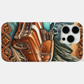 1980年代の山岳地帯のマッスルカー Case-Mate iPhoneケース (裏面 (横))