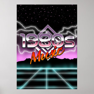 1980年代の音楽 ポスター