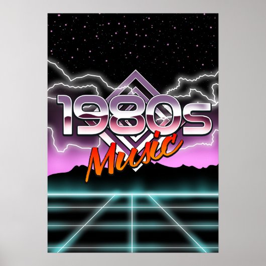 1980年代の音楽 ポスター (正面)