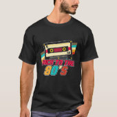 1980年代の80年代の衣装パーティーミックステープ80年代に戻る Tシャツ (正面)