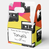 1980年代の90年代カセットトゥイーン誕生日ネオン フェイバーボックス (オープン)