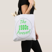 1980年代は永遠に レトロ トートバッグ (クローズアップ)
