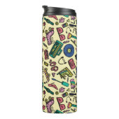 1980年代よくはしゃぐのドードルアートパターン タンブラー (回転右)