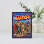 1980年代アイオワ州ポストカード 80年代レトロ ポストカード (スタンド正面)