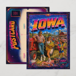 1980年代アイオワ州ポストカード 80年代レトロ ポストカード