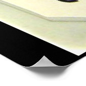 1980年代オタク系のカセットのレトロなカセットテープ ポスター (角)