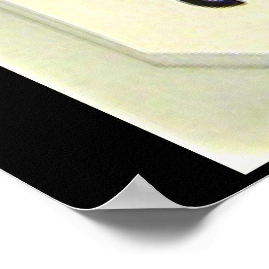 1980年代オタク系のカセットのレトロなカセットテープ ポスター (角)