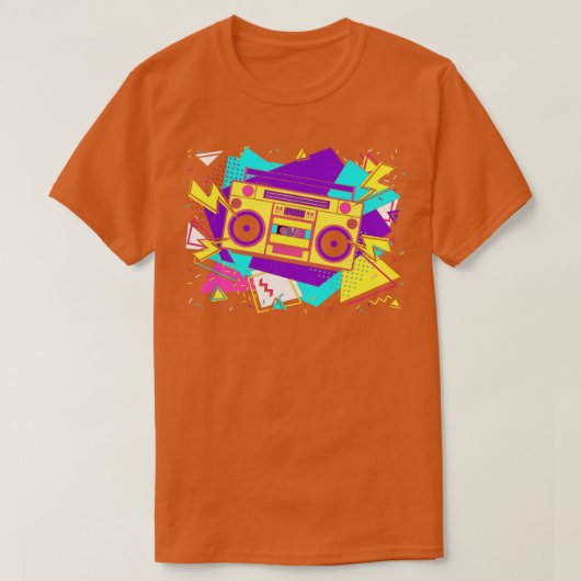 1980年代カセット80年代80 Tシャツ (デザイン正面)