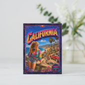 1980年代カリフォルニア絵葉書 80年代レトロ ポストカード (スタンド正面)