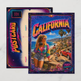1980年代カリフォルニア絵葉書 80年代レトロ ポストカード