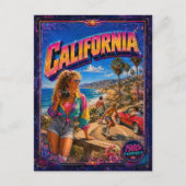 1980年代カリフォルニア絵葉書 80年代レトロ ポストカード (正面)