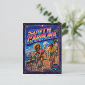 1980年代サウスカロライナ州ポストカード 80年代レトロ ポストカード (スタンド正面)