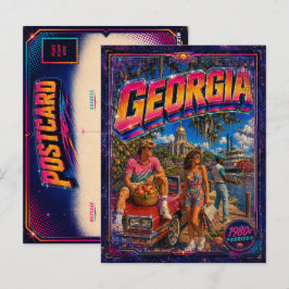 1980年代ジョージア州ポストカード 80年代レトロ ポストカード