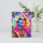 1980年代ドラッグクイーン ポストカード (スタンド正面)