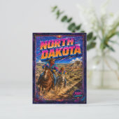 1980年代ノースダコタ州ポストカード 80年代レトロ ポストカード (スタンド正面)